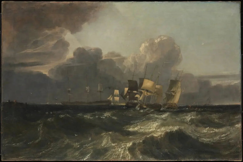 Navios se Aproximando do Ancoradouro (‘A Cena Marinha de Egremont’) - J. M. W. Turner
