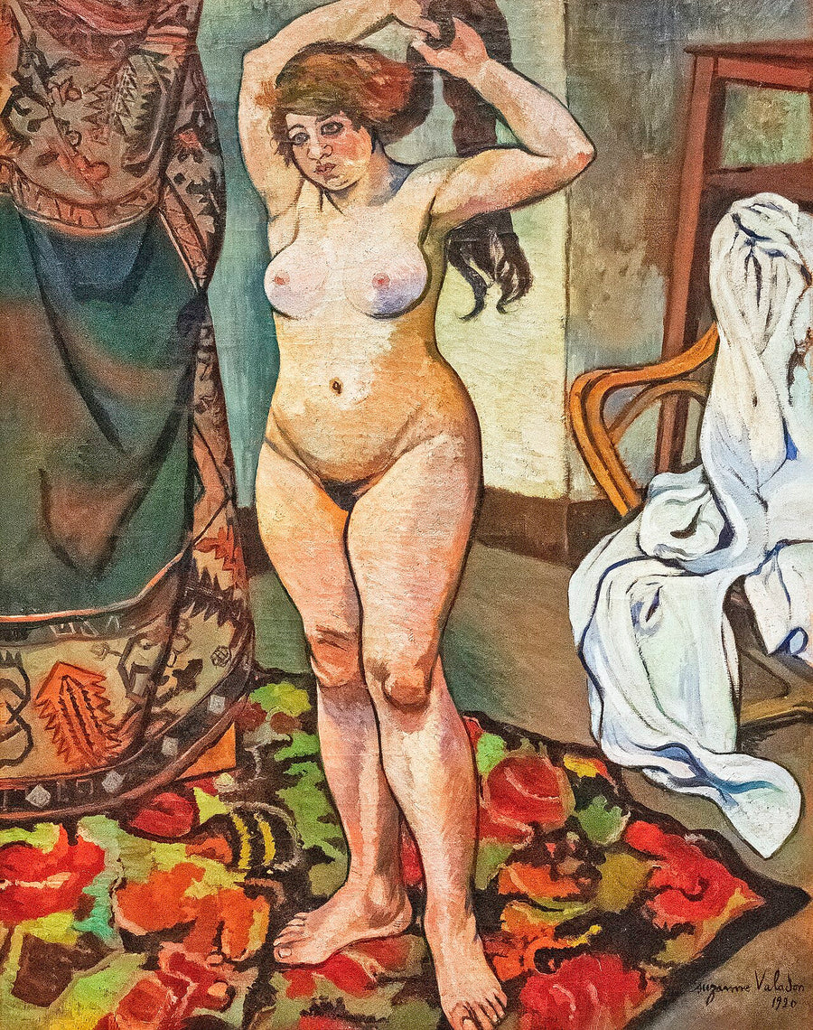 Gilberte nue se coiffant - Suzanne Valadon
