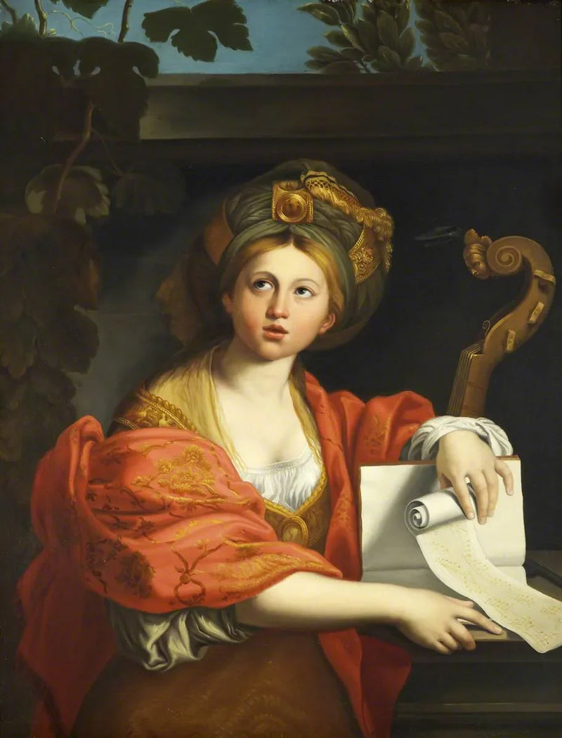 Sibila de Cumas (A Sibila de Cumas) - Domenichino