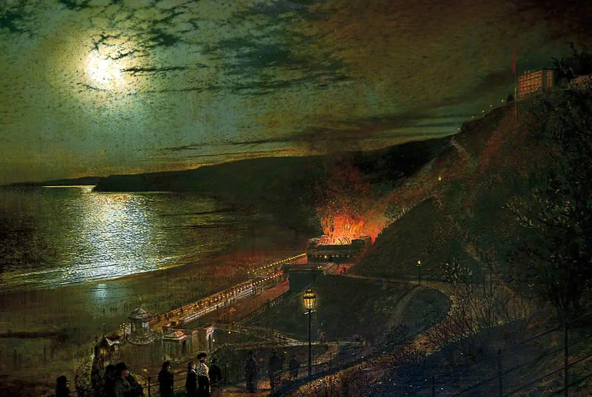 Sic transit gloria mundi (L’incendie du salon thermal) - John Atkinson Grimshaw - Alpha Reproduction