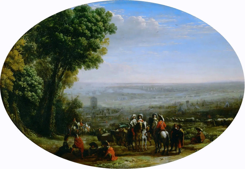 Assento de La Rochelle por Luís XIII - Claude Lorrain
