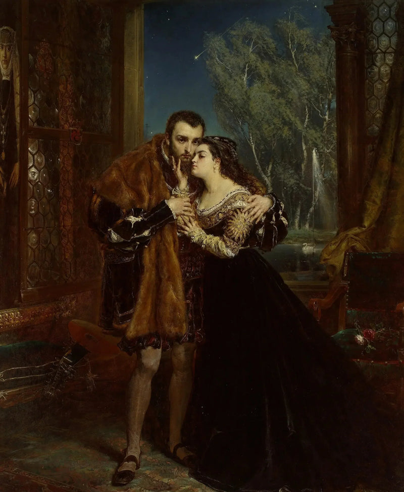 Sigismondo Augusto e Barbara na corte de Radziwiłł em Vilnius - Jan Matejko