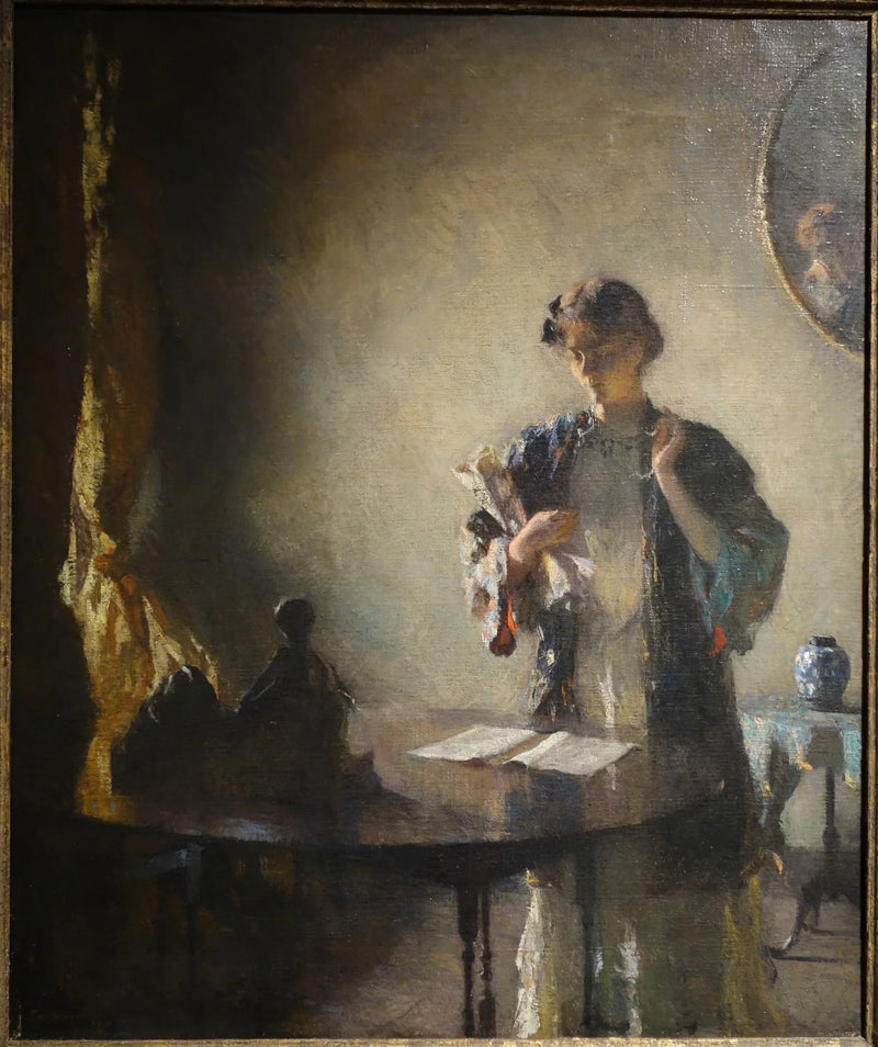 Silhueta em um cômodo - Frank Weston Benson