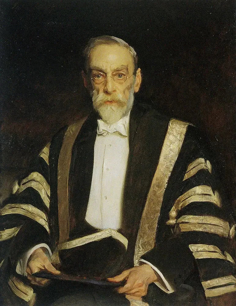 Sir Edward Henry Busk (1844–1926), meio corpo (vice-reitor da Universidade de Londres, 1905–1907) - John Singer Sargent