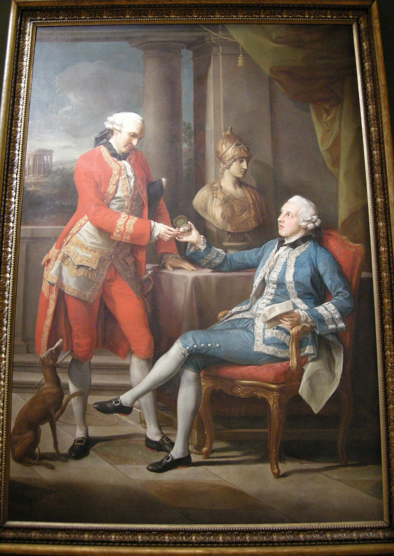Sir Sampson Gideon e um acompanhante não identificado - Pompeo Batoni