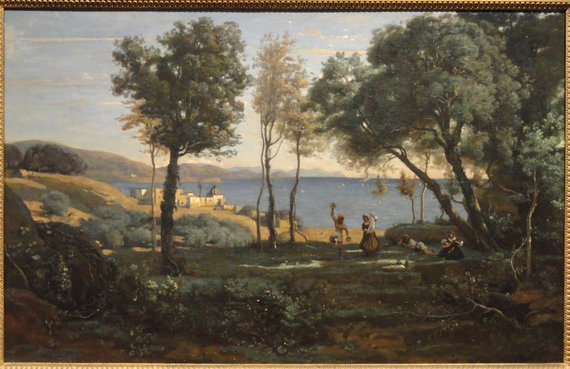Sítio nos arredores de Nápoles - Jean-Baptiste Camille Corot
