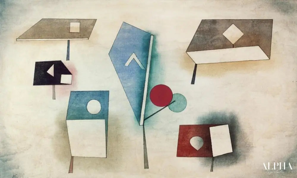 Six espèces, 1930 - Paul Klee - Reproductions de tableaux et peintures haut de gamme