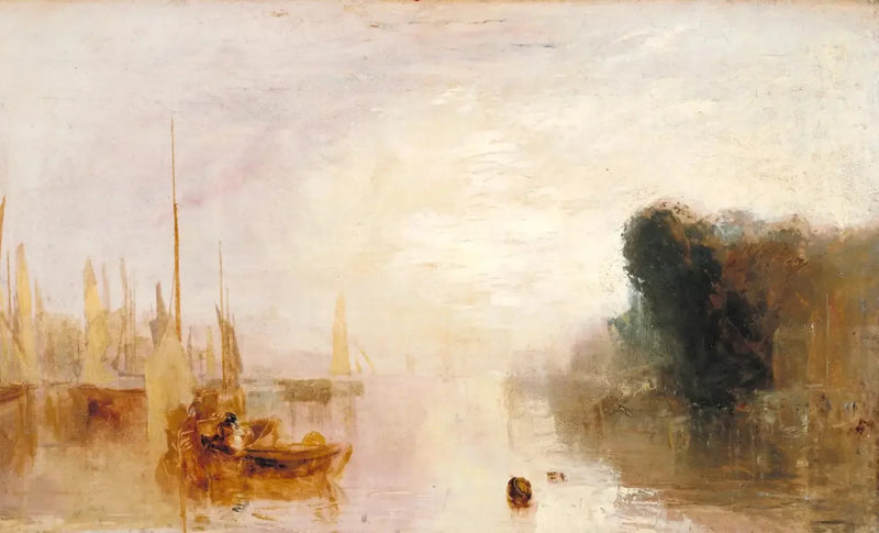 Esboço para 'Castelo de East Cowes, a Regata Começando para Seus Ancoradouros' Nº 2 - J. M. W. Turner