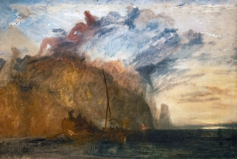 Esboço para 'Ulisses Zombando Polifemo' - J. M. W. Turner