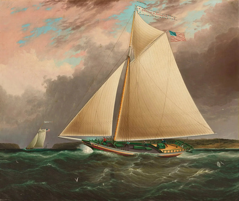 Sloop do Hudson Phillip R. Paulding - James E. Buttersworth