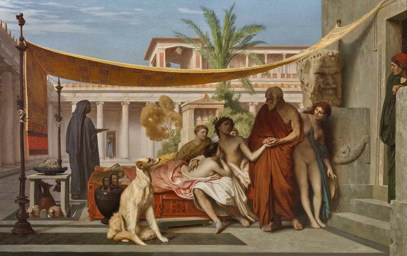 Sócrates procurando Alcibíades na casa de Aspásia - Jean-Léon Gérôme