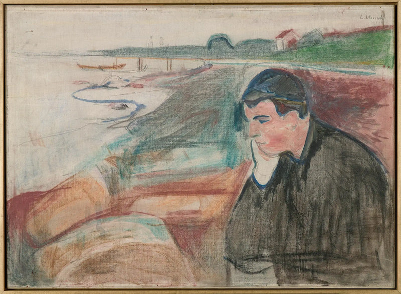 Noite. Melancolia - Edvard Munch