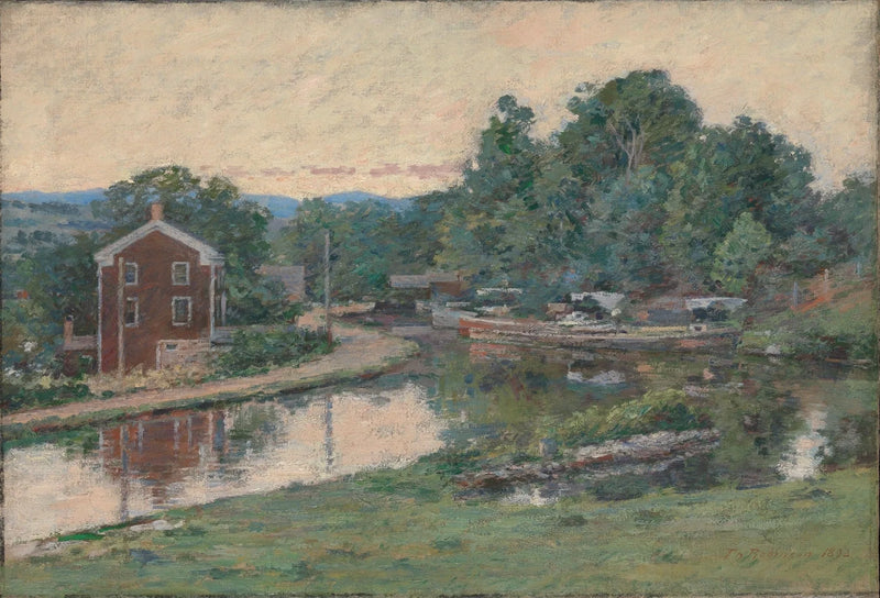 Noite na comporta, Napanoch, Nova York - Theodore Robinson
