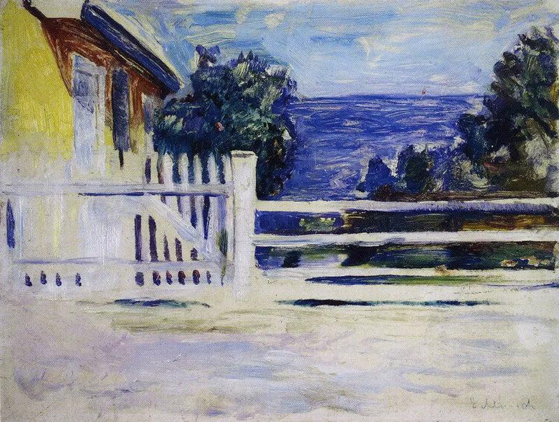 Noite de verão em Åsgårdstrand - Edvard Munch