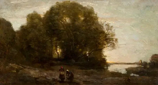 Noite - Jean-Baptiste Camille Corot
