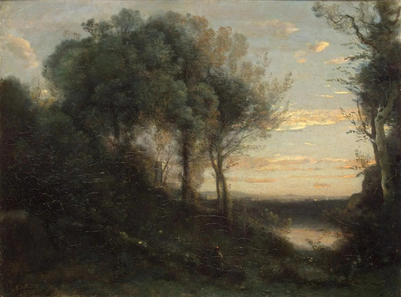 Noite - Jean-Baptiste Camille Corot