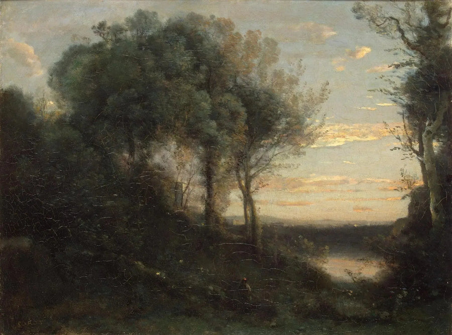 Noite - Jean-Baptiste Camille Corot