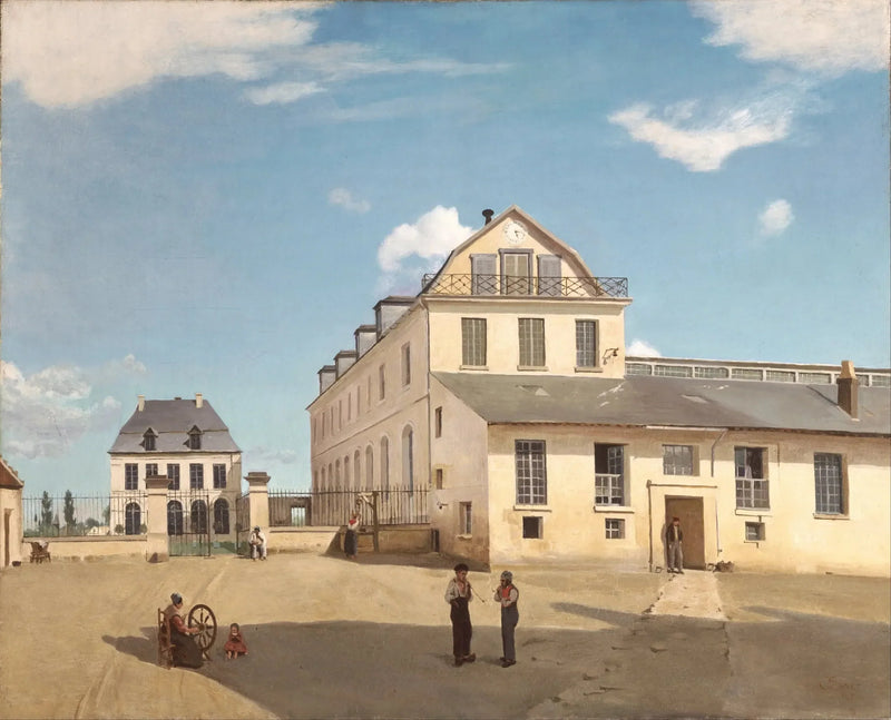 Soissons – Casa de moradia e fábrica de M. Henry - Jean-Baptiste Camille Corot