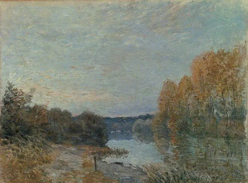 Pôr do sol - Alfred Sisley