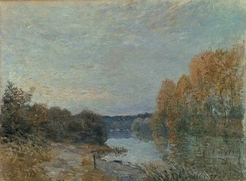 Pôr do sol - Alfred Sisley