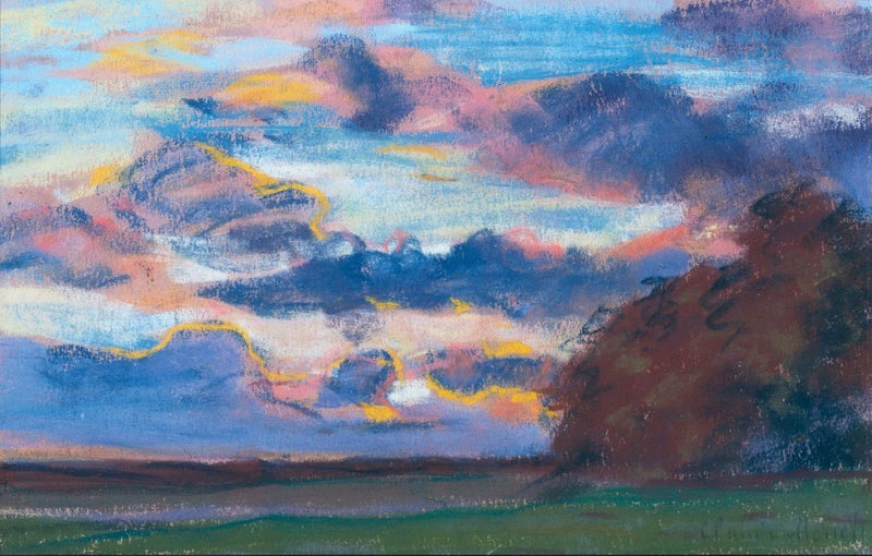 Pôr do sol P54 - Claude Monet