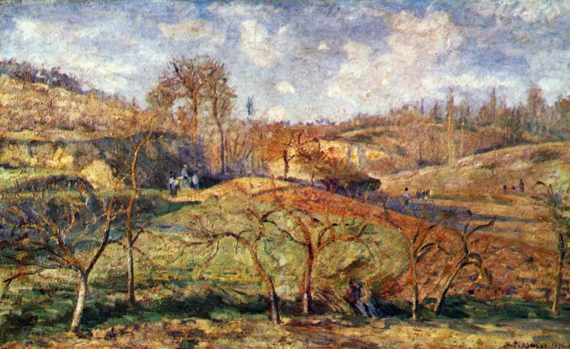 Sol de março, Pontoise - Camille Pissarro