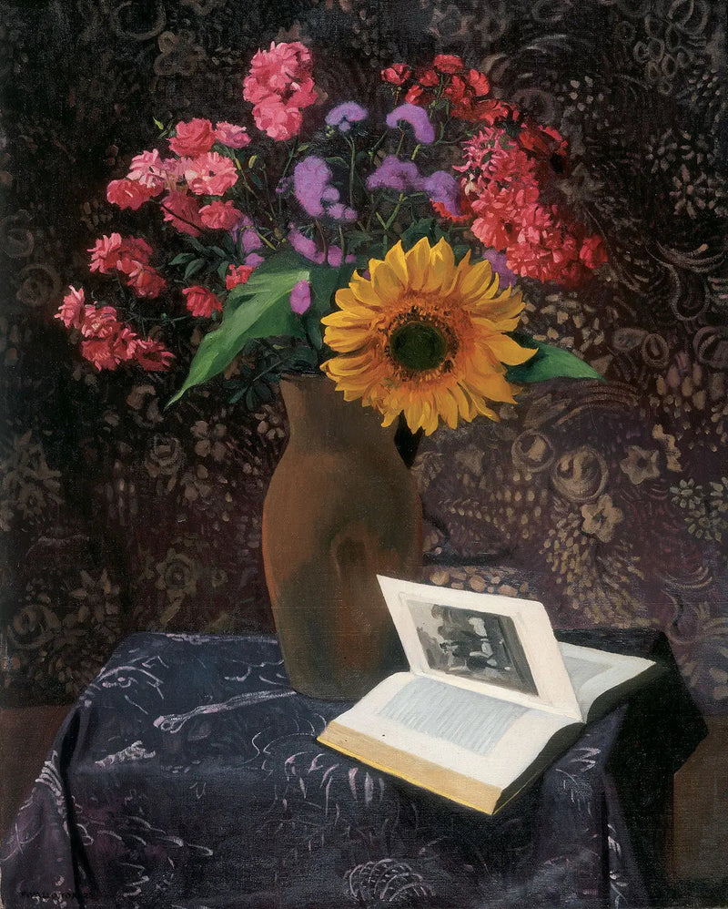 Sol e rosas cramoisies - Félix Vallotton