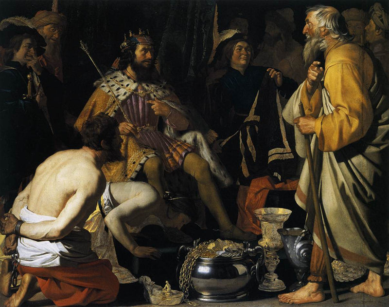 Solon e Crésio - Gerrit van Honthorst