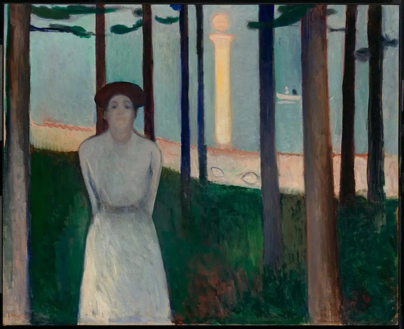 Sonho de uma noite de verão. A Voz - Edvard Munch