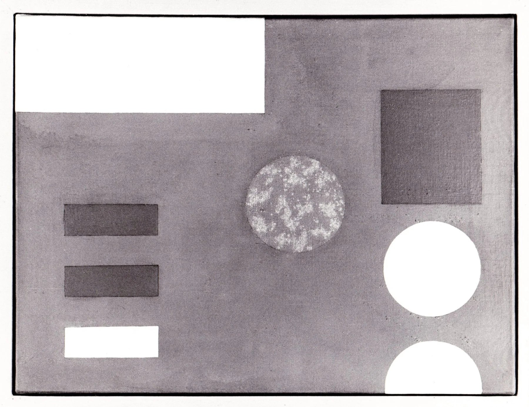 Composition à rectangles et cercles (1931, version 2), peinture de Sophie Taeuber-Arp