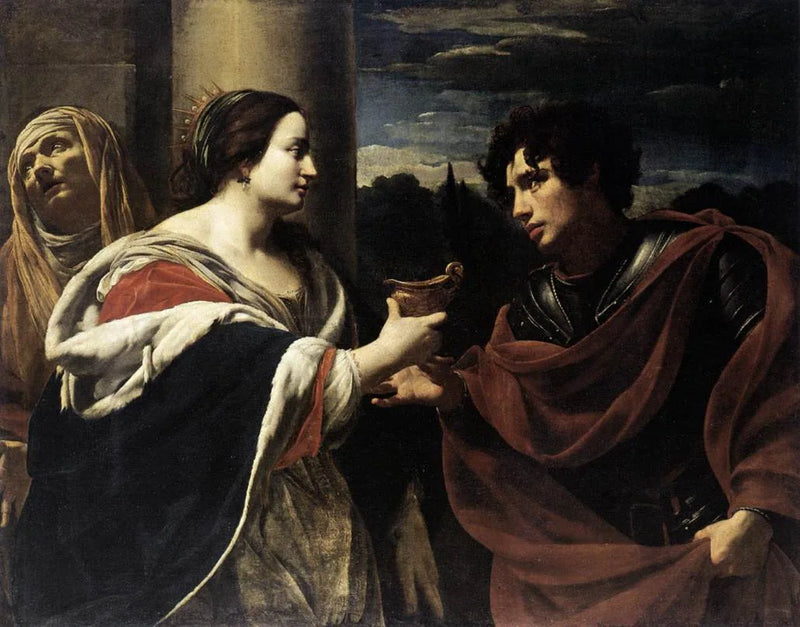 Sofonisba recebendo a taça de veneno - Simon Vouet