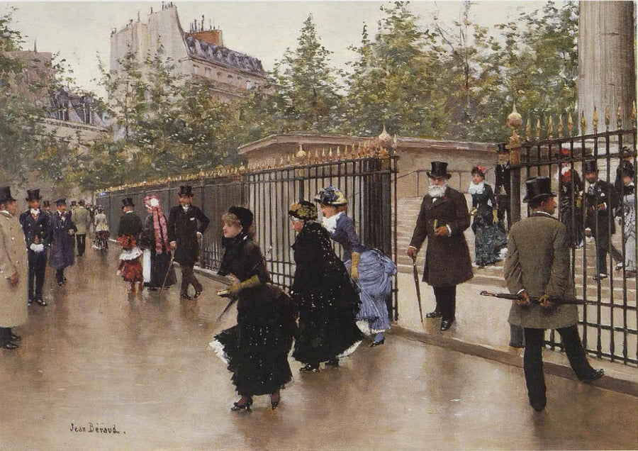 Saindo de La Madeleine - Jean Béraud
