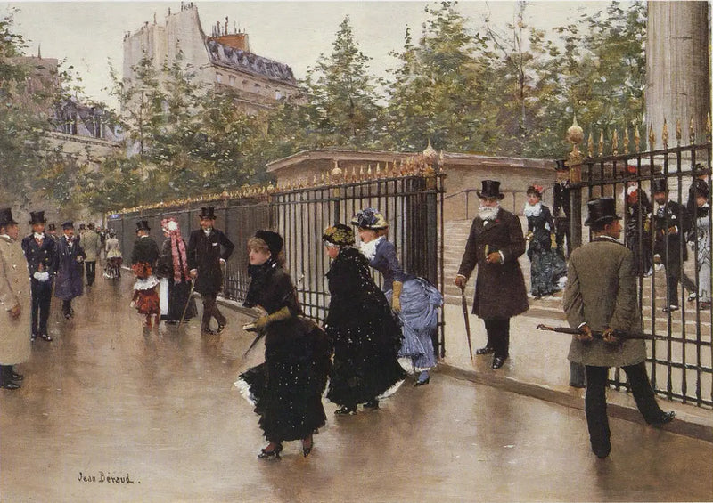 Saindo de La Madeleine - Jean Béraud
