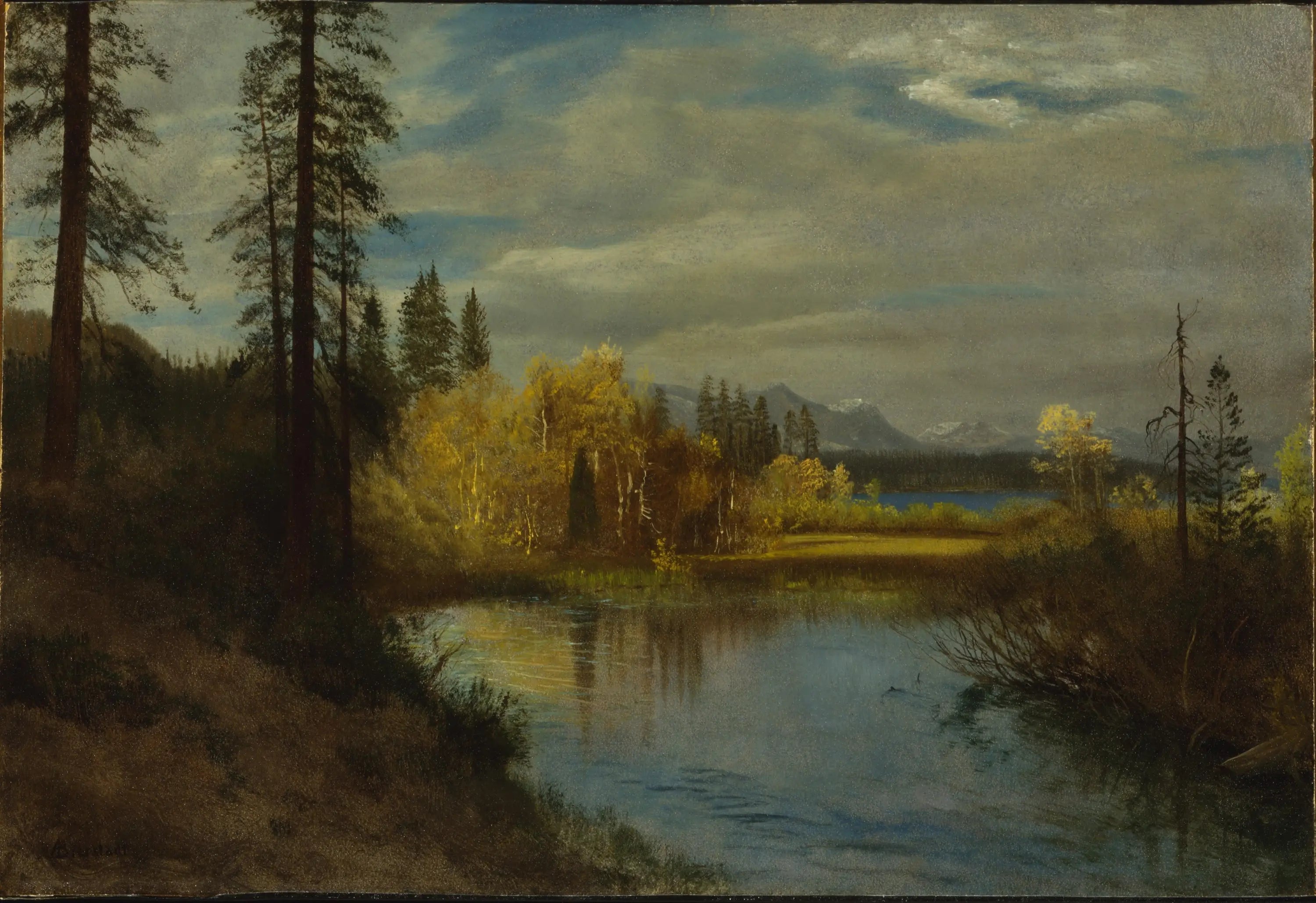 Sortie au lac Tahoe - Albert Bierstadt - Alpha Reproduction