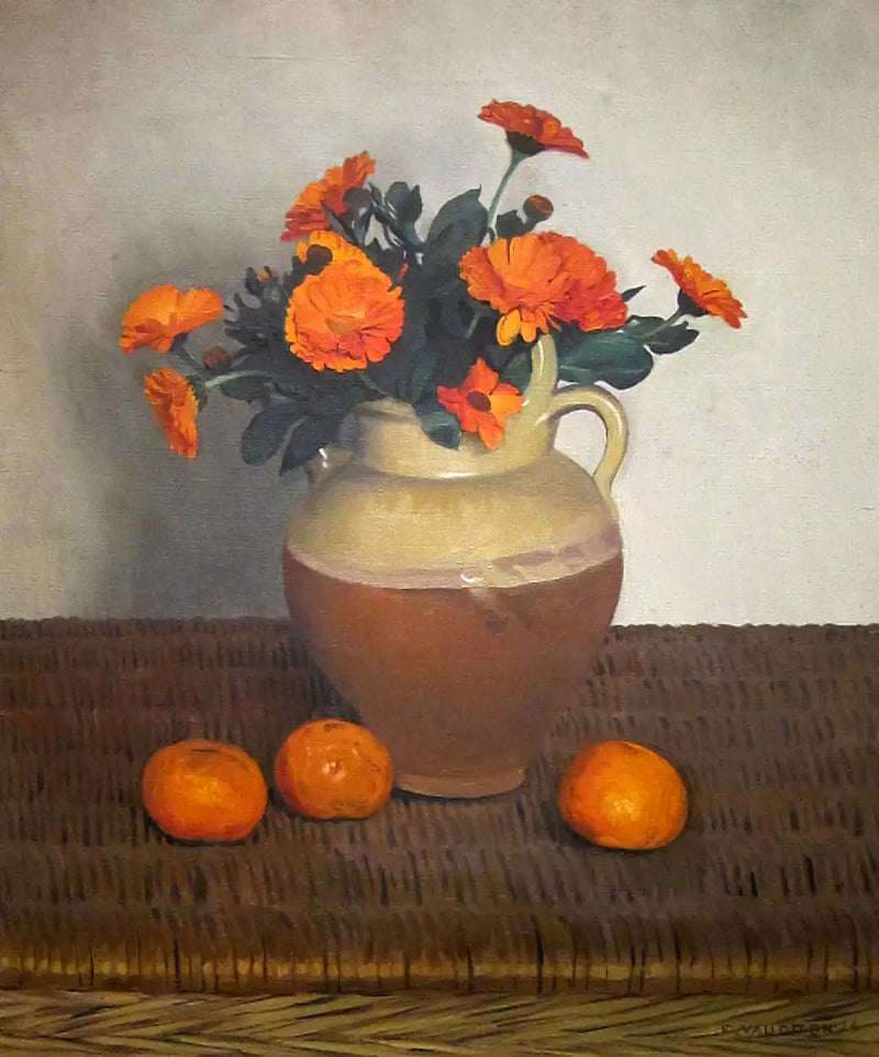 Camomilas e tangerinas - Félix Vallotton