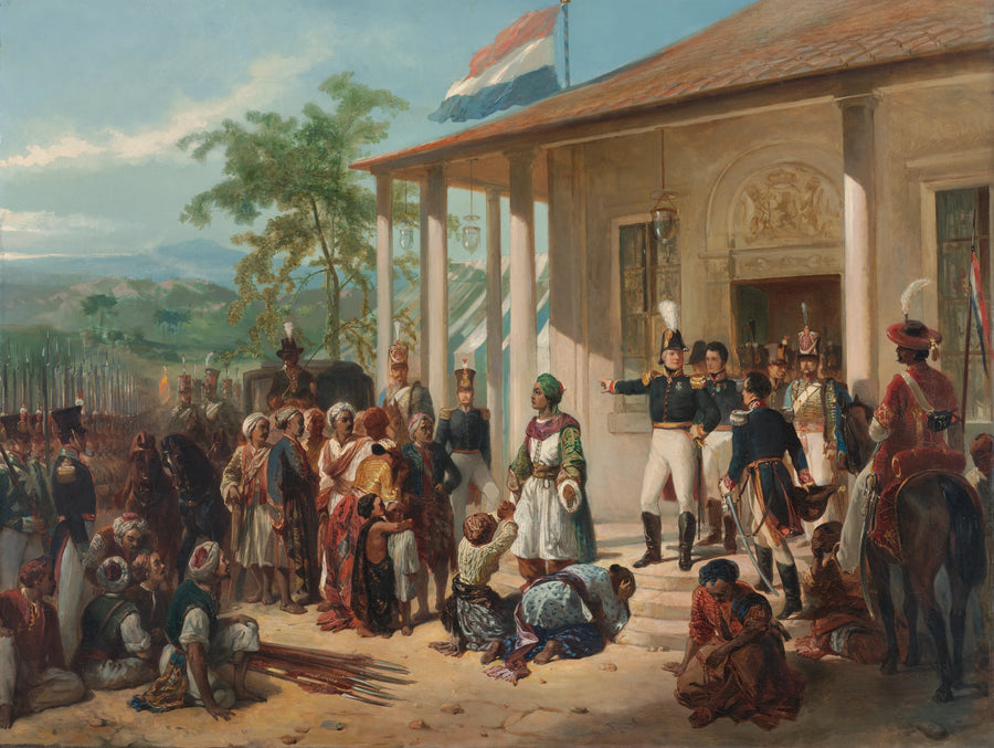 La soumission de Diepo Negoro au lieutenant-général baron De Kock - Nicolaas Pieneman