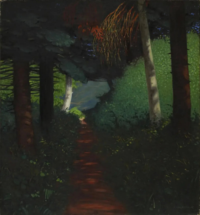 Sob-árvore - Félix Vallotton