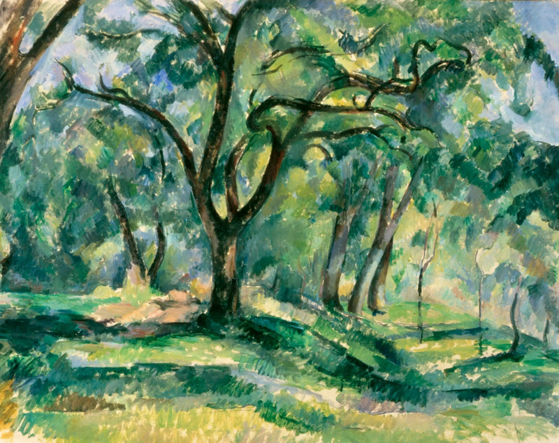 Sub-bosque - Paul Cézanne