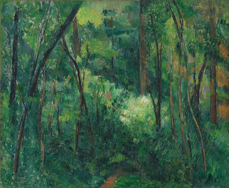 Sub-bosque - Paul Cézanne