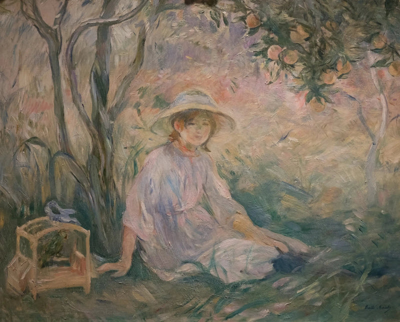 Sob a laranjeira - Berthe Morisot