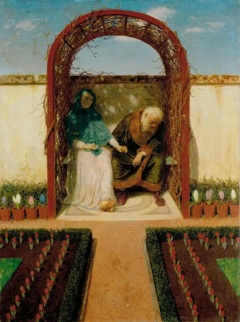 Sob a pérgula - Arnold Böcklin