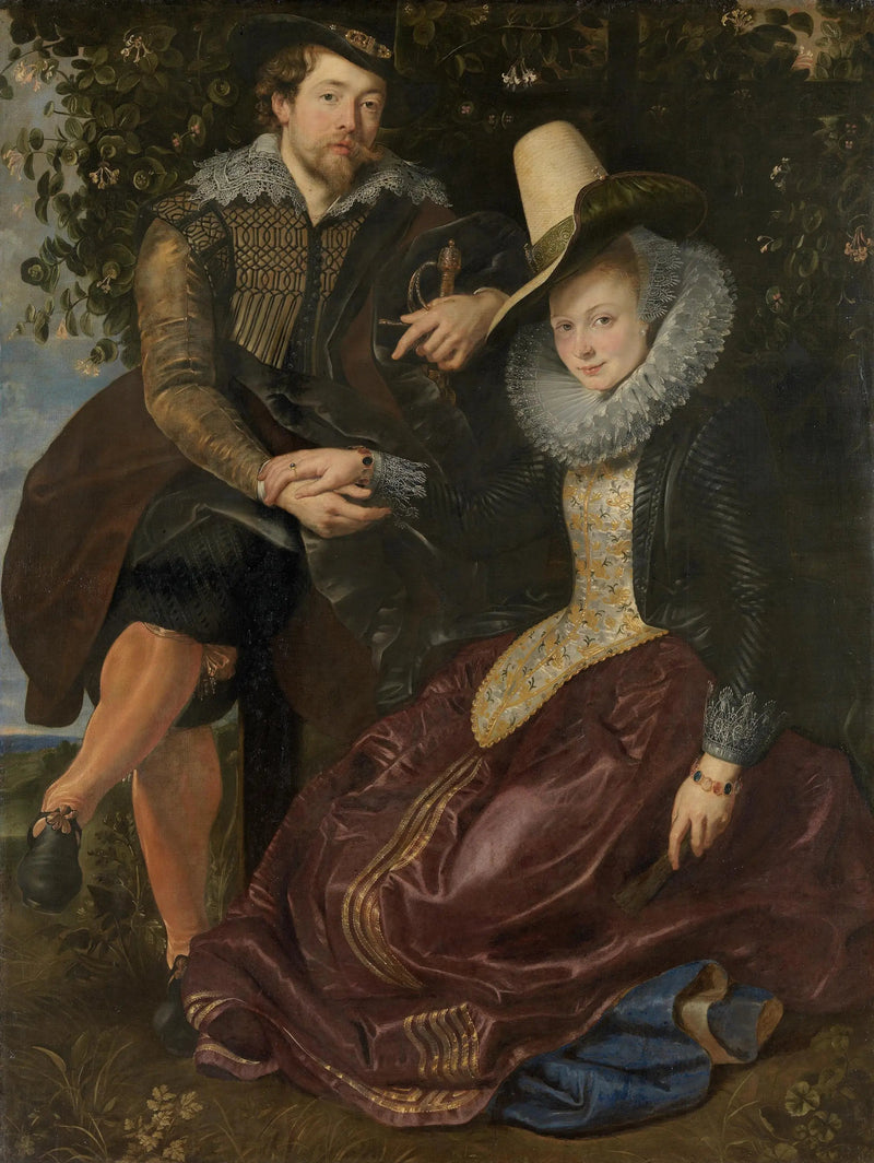 Sob o quiosque de madressilva - Peter Paul Rubens