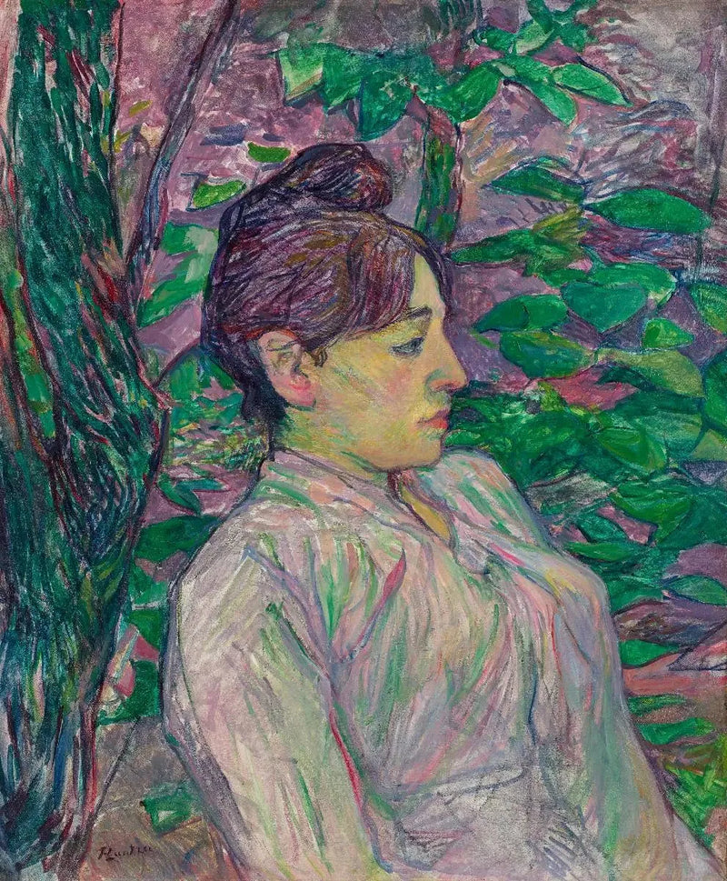 Sob a verdura - Henri de Toulouse-Lautrec