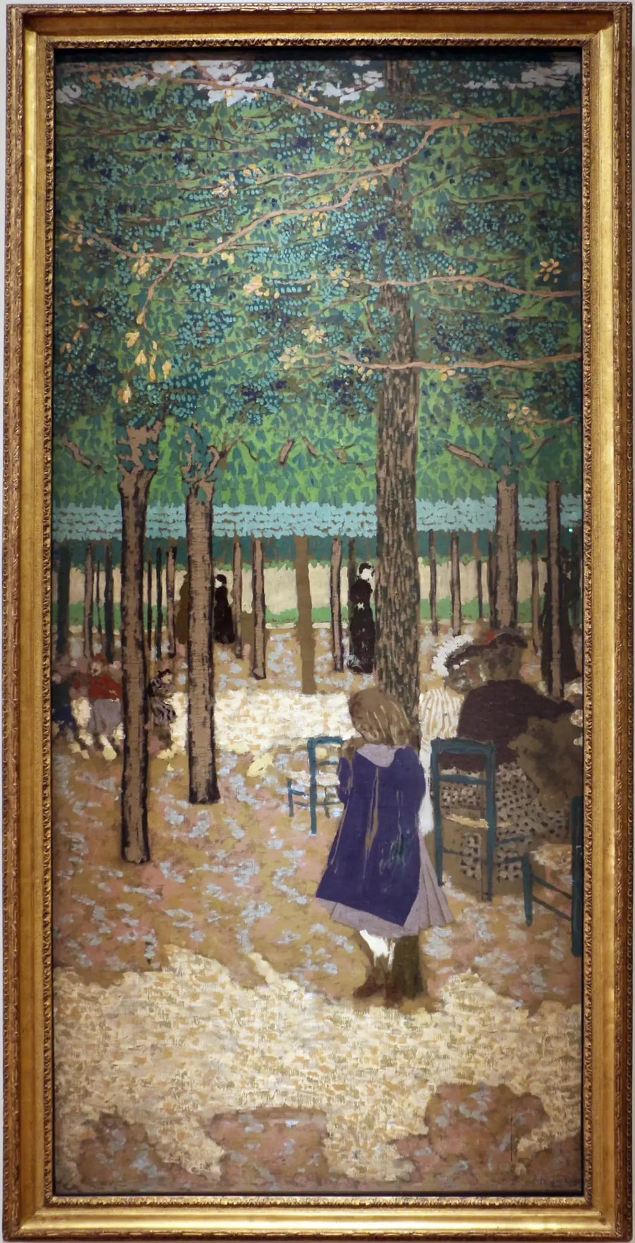 Sob as árvores de um jardim público - Édouard Vuillard