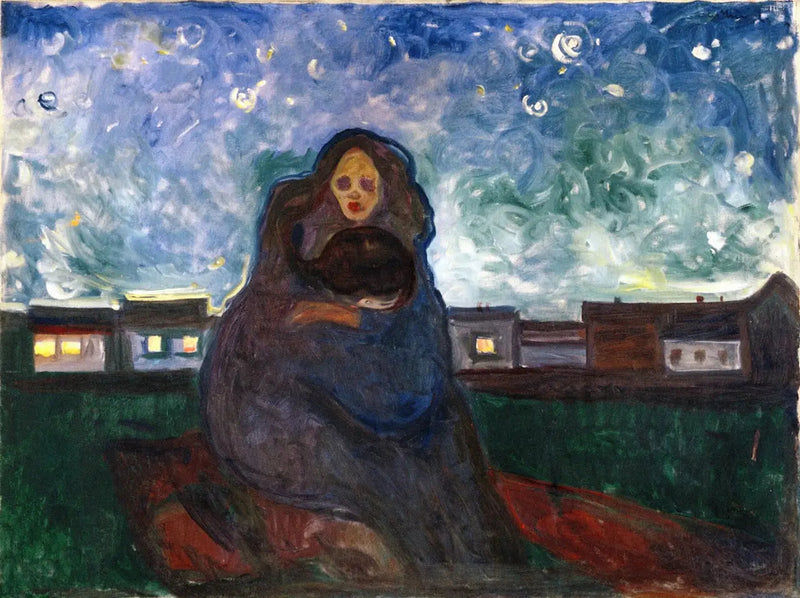 Sob as estrelas - Edvard Munch