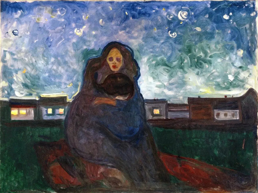 Sob as estrelas - Edvard Munch