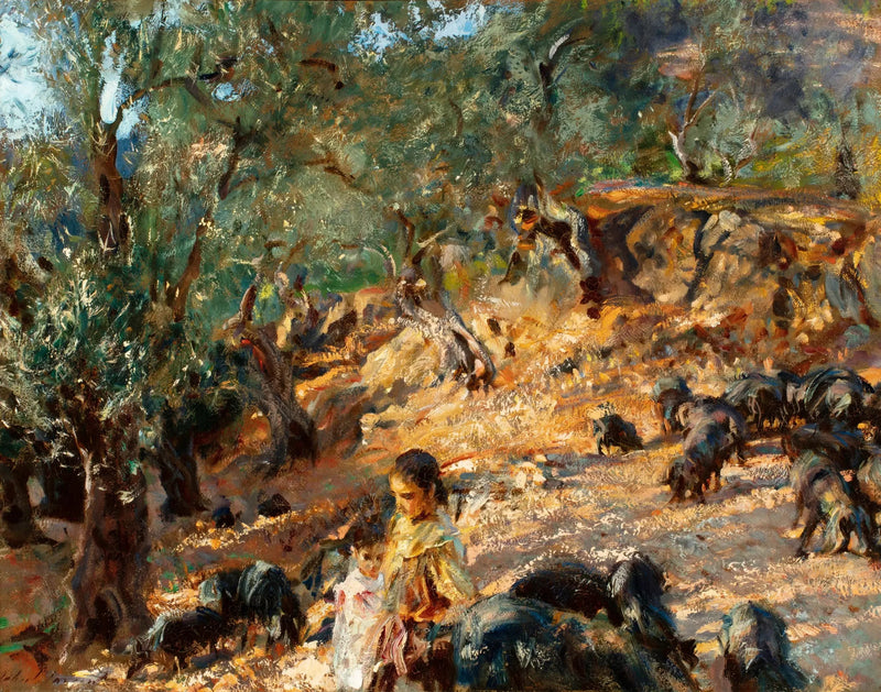 Sob os oliveiras - John Singer Sargent
