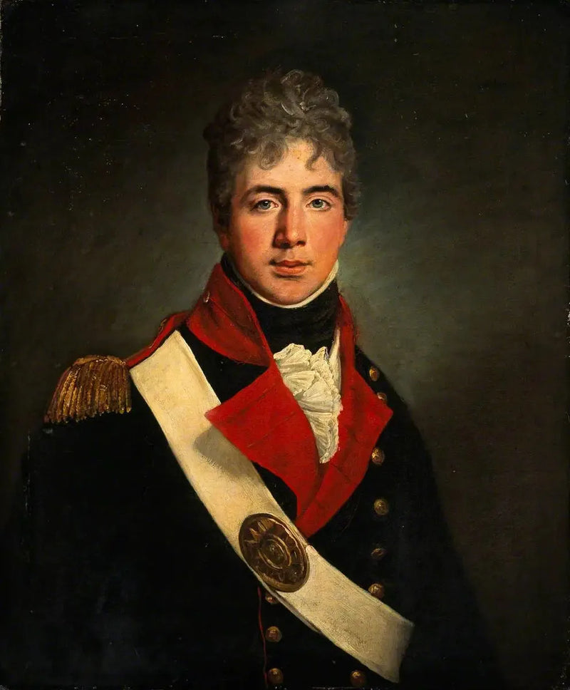 Subtenente (mais tarde general de brigada) Adam Fife Crawford (1787–1864), Artilharia Real - Henry Raeburn