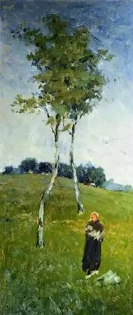 Sob um céu francês - William Merritt Chase