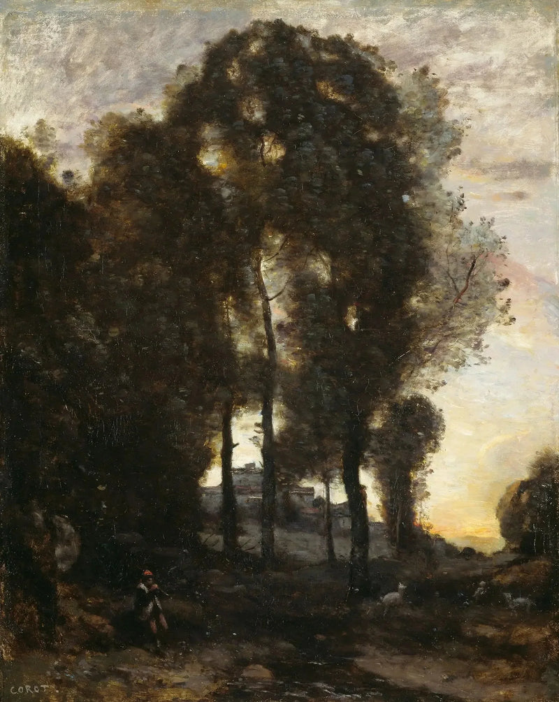 Lembrança da Itália - Jean-Baptiste Camille Corot